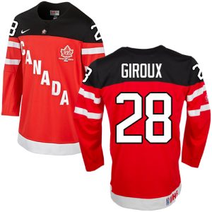 Olympic Hockey Claude Giroux Authentic Kinder Rot – Team Canada #28 100th Anniversary